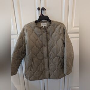 Lucky Brand Black Quilted Jacket size Medium